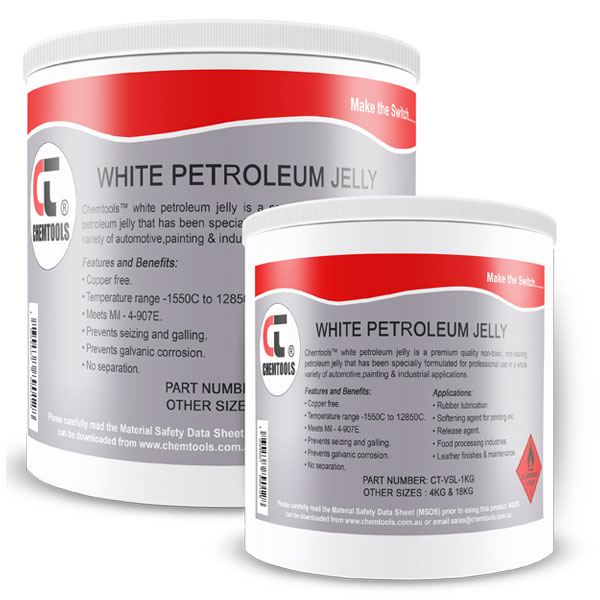 CHEMTOOLS WHITE PETROLEUM JELLY 18KG BULK 